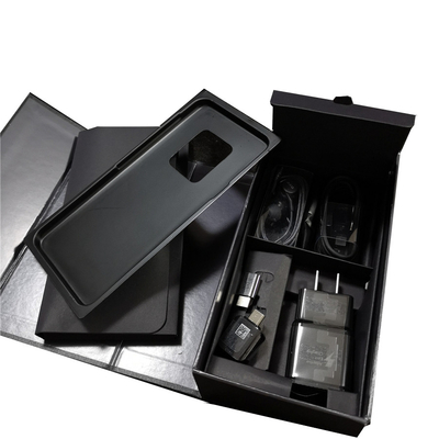 박스 에바 삽입물을 패키징하는 CMYK 4시 6분 검은 마그네틱 폐쇄 스마트폰