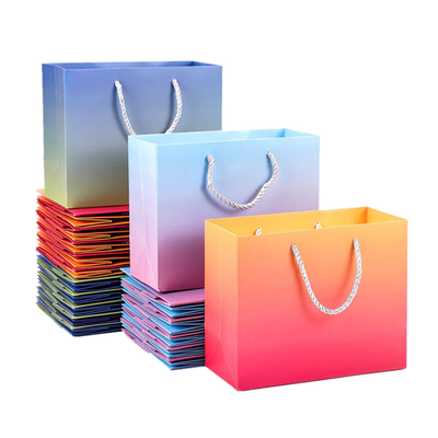 주문 가늘고 긴 핸들 팬톤과 홀로그램 효과 인쇄물 캐리어 백 online manufacture