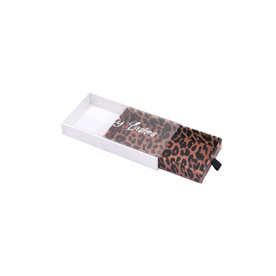 주문 300dpi 속눈썹 자기를 띤 상자 PET 투명한 표범 창 선물 상자 online manufacture