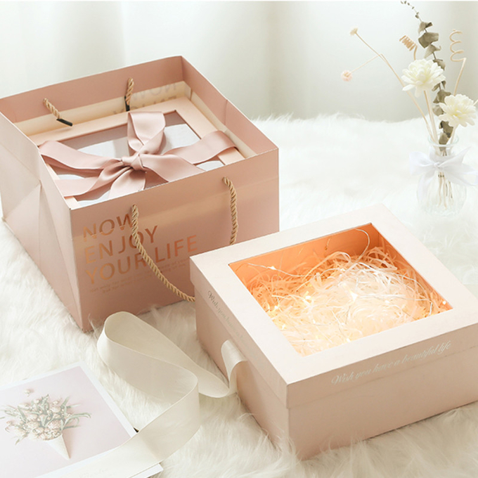 LID UV 니스와 장소 UV 판지 꽃 발표 박스오피스 0