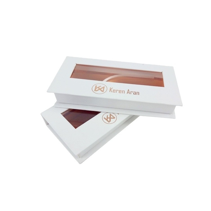 Pvc 윈도우와 인쇄된 3D 4C 가짜 속눈썹 컨테이너 100% Eco 용지함 1