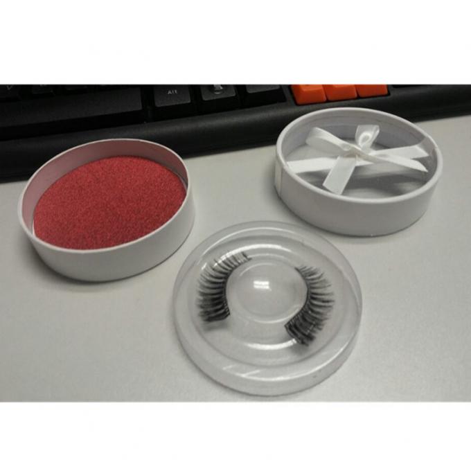 LID OEM ODM과 250gsm 속눈썹 패키징 라운드 카드보드 박스 1