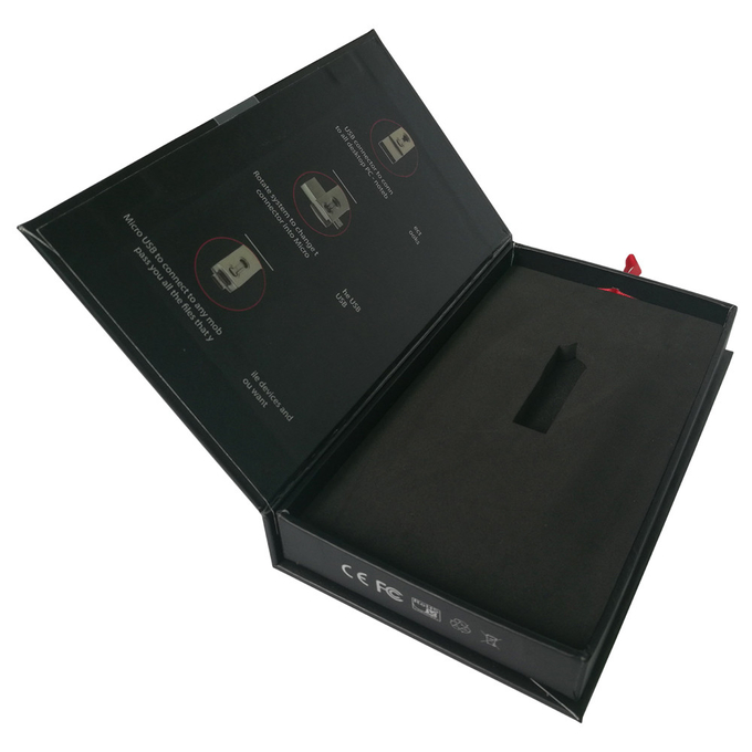 100g C1S 정유 카드보드 박스 자기를 띤 패키징 매트 엷은 조각 모양 0
