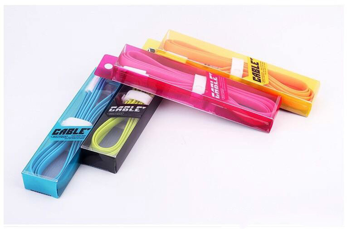박스 14g 16g를 패키징하는 아이폰 삼성 1M 3FT USB 케이블 PVC 1